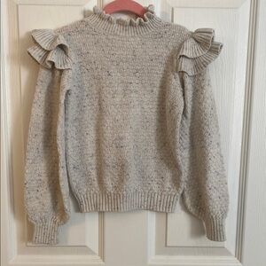 Ruffled sweater Janie and Jack girls